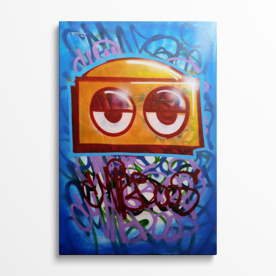 Elections Canvas - Blue & Orange