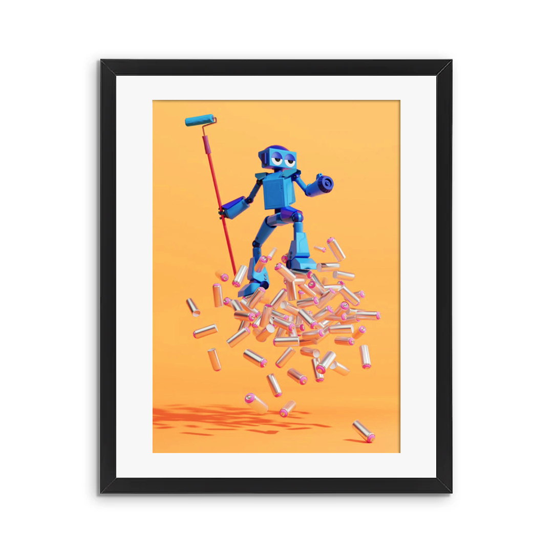 Getting Up digital print