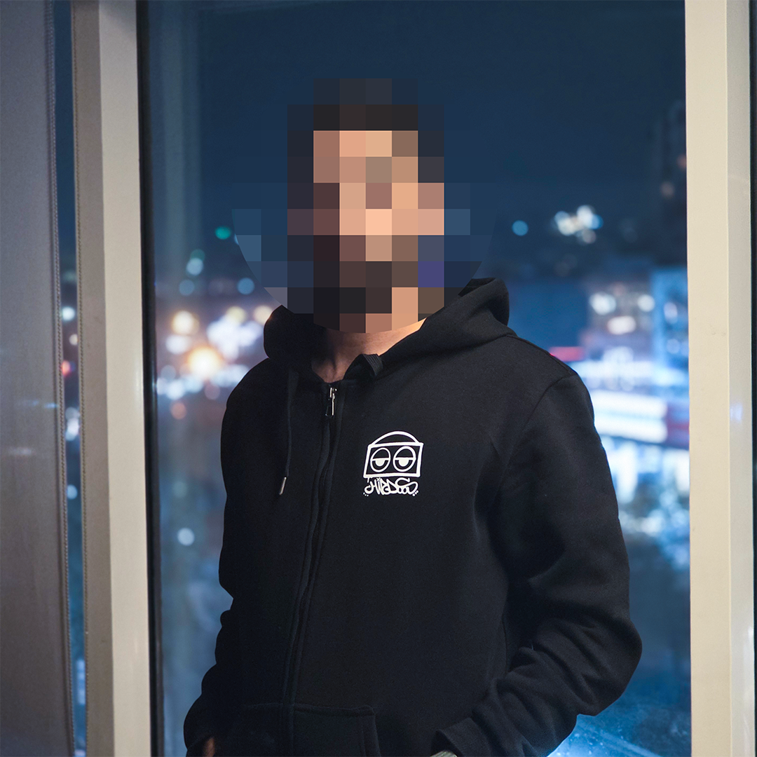 Road Sign zip-up hoodie