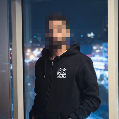 Road Sign zip-up hoodie