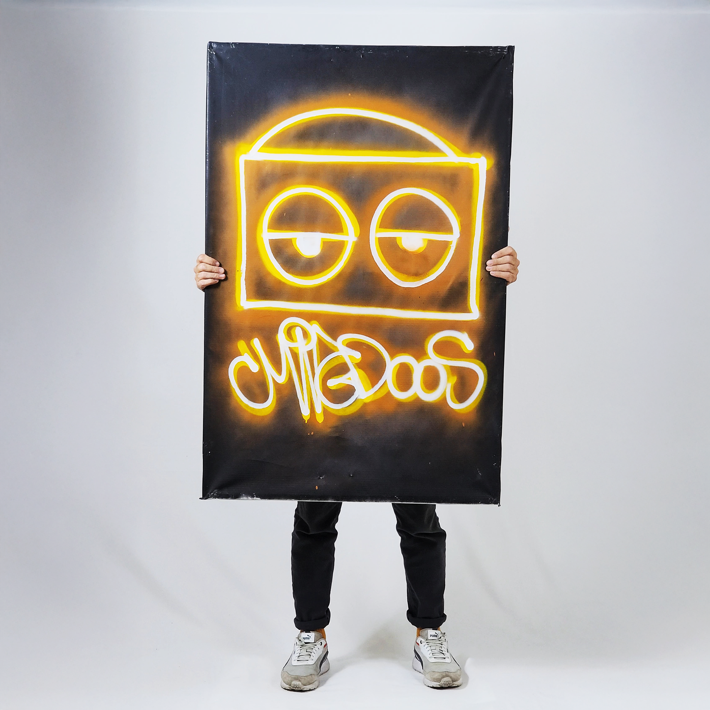Elections Canvas - Neon Orange