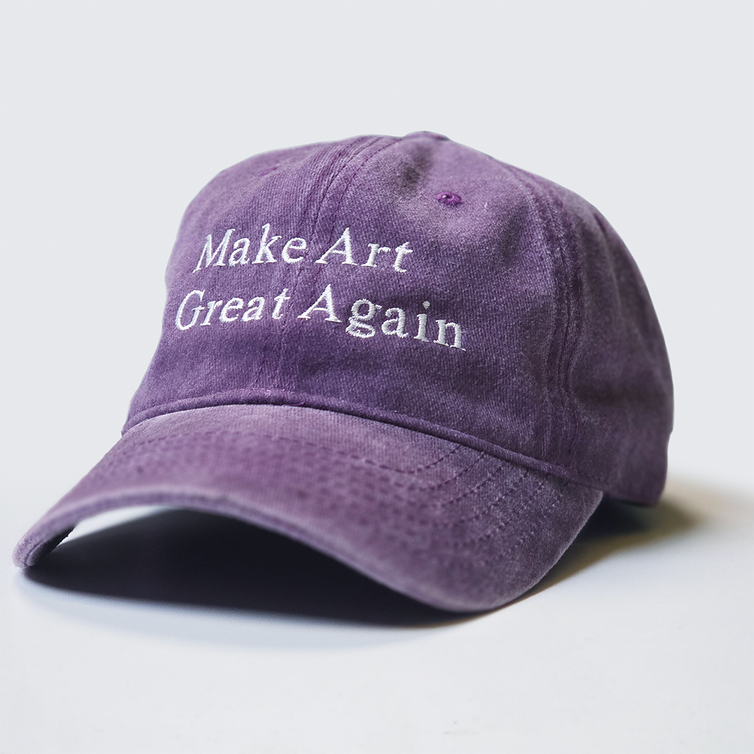 MAGA purple hat