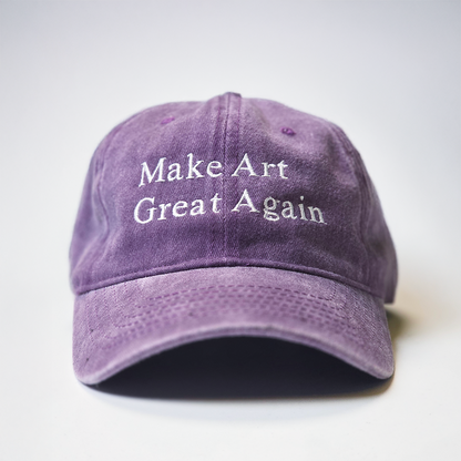 MAGA purple hat