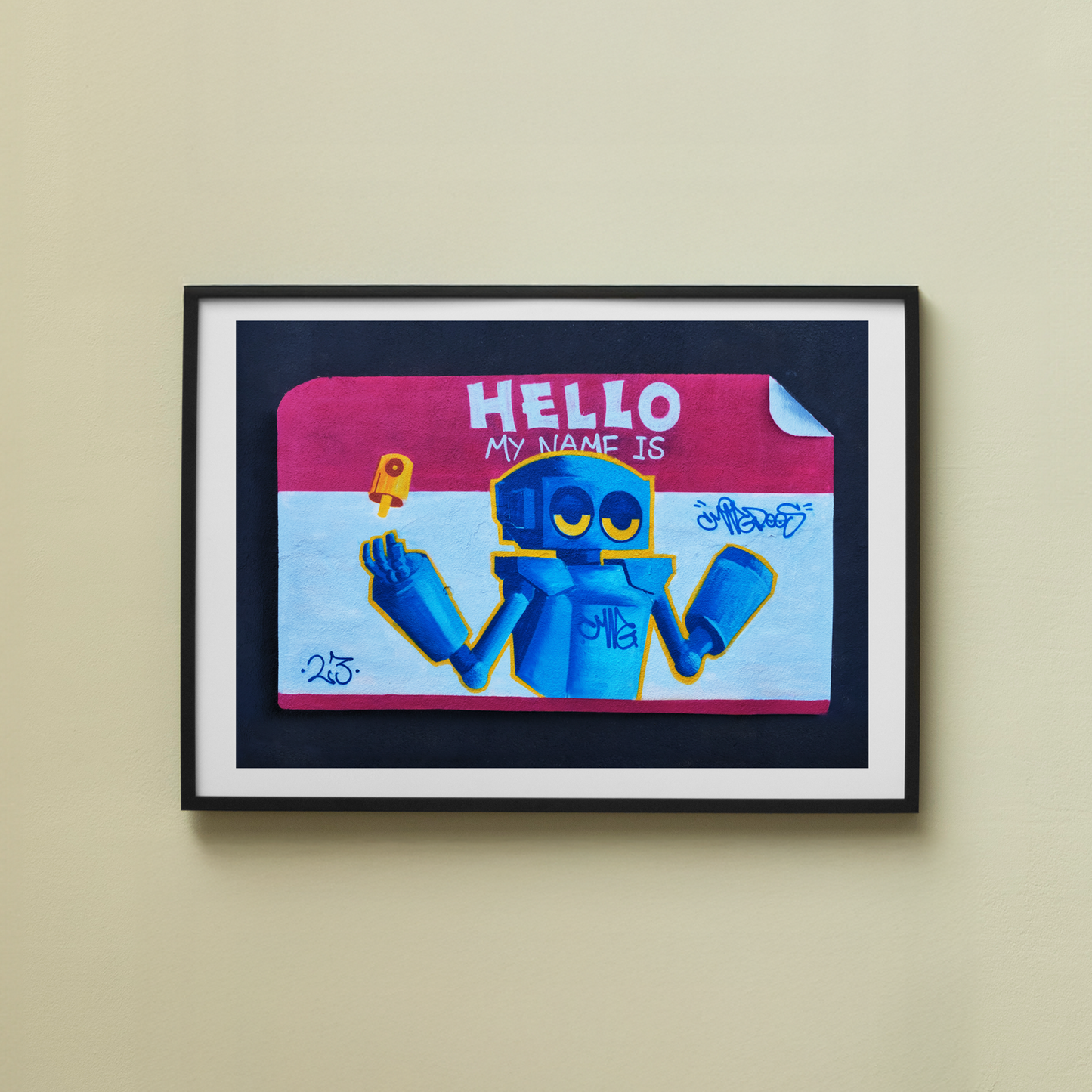 BluePrint digital print limited to 10 copies.